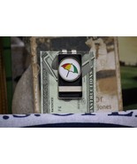 Arnold Palmer Logo Black Silver Money Clip  Beautiful Combination - Pers... - $22.35