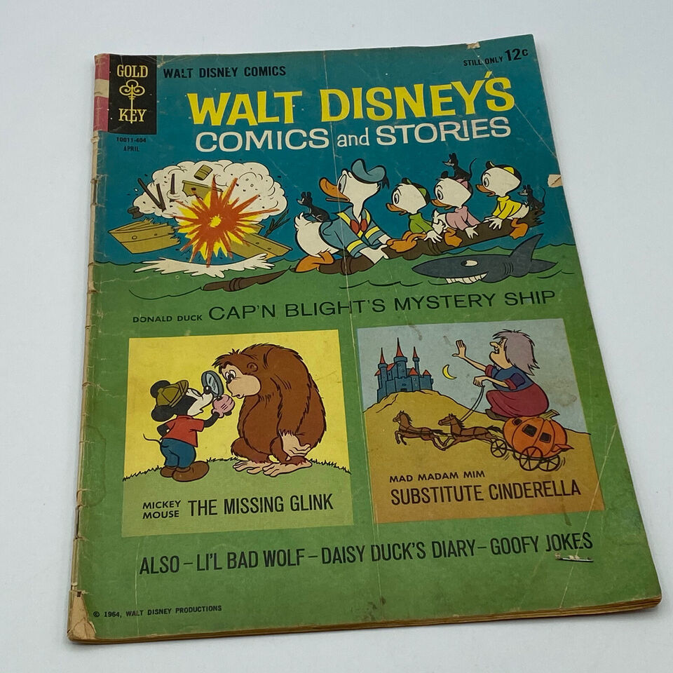 Walt Disney's Comics and Stories - April 1964  Vol 24 No 7 Gold Key Comics - £6.34 GBP