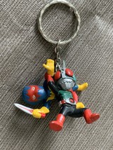 Kamen Rider Retro Battle Action Scene Keychain Shocker &amp; Rider  - $26.90 CAD