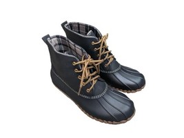 Henry Ferrera Size 9 Black Duck Boots MINT Condition - $347.24 MXN