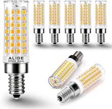 Alide E12 75 Watt Replacement Led Candelabra Bulbs C7,2700K, Dimmable,6 ... - $38.98