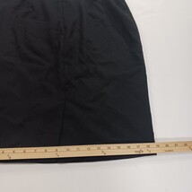 Max Studio A712Q11B Women's Rear Zipper & Slit Black Pencil Skirt Size 10 image 6
