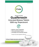 C&#39;rcle Guaifenesin 1200mg 56 Tablets - Guaifenesin Tablets for Chest Con... - €23,63 EUR