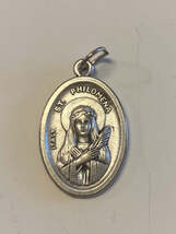 Saint Philomena Silvertone Medal, New - $2.80 CAD