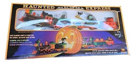 Vintage 1995 Haunted Halloween Express Train Glowing Blinking New Bright - £38.33 GBP
