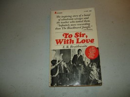 To Sir, With Love - E.R. Braithwaite (Paperback, 1967) 8th, VG+ - £5.17 GBP