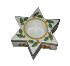 Hutschenreuther 1814 German Christmas Star Tea light Candle  Holder - $10.00