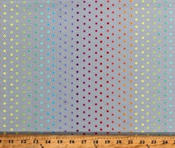 Cotton Tula Pink Hexagons True Colors Hexy Rainbow Fabric Print by Yard D409.18 - $15.95