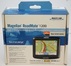 NEW in Box Magellan RoadMate 1200 Car Portable GPS Navigator System USA MAPS - £31.91 GBP
