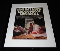 1986 Jane Fonda Workout Framed 11x14 ORIGINAL Vintage Advertisement - £27.62 GBP