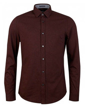 Hugo Boss Mens Dark Red Regular Fit Lukas55 Button Down Shirt, 2XL XXL 3066-10 - £76.59 GBP