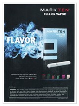 Print Ad MarkTen Winter Mint Full on Vapor 2017 Magazine Advertisement - $147.74 MXN