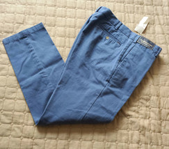 POLO Ralph Lauren Men Khakis Slacks Pants Size 34x30 Blue The Custome Pi... - $49.43