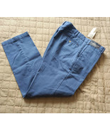 POLO Ralph Lauren Men Khakis Slacks Pants Size 34x30 Blue The Custome Pi... - £38.86 GBP