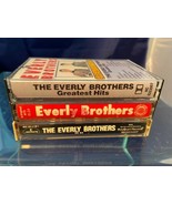 Everly Brothers Lot of 3 Vintage Cassette Tapes Greatest Hits EB84 Hits ... - $13.99