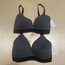 Auden 36DD Women&#39;s the Everyday Wirefree Wireless Bra Gray 2 Pack - £16.43 GBP