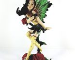 10" Inch Beautiful Sexy Fairy with Rose Statue Figurine in Rose Garden 9... - $38.38