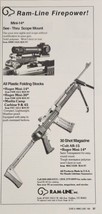 1989 Print Ad Ram-Line Ruger Mini-14 Scopes &amp; Colt AR-15 Madazine Golden,CO - £15.56 GBP