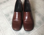Naturalizer Comfort Block Heel Brown Leather Round Toe Pumps  Sz 10M - $27.72