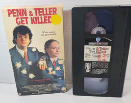 Penn &amp; Teller Get Killed VHS - Vintage 1990 Video - Rare Comedy Cult -Sh... - $10.23