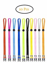 10 Pcs Adjustable Face Mask Lanyard Extender, Mask Strap Holder with Clips - $8.59