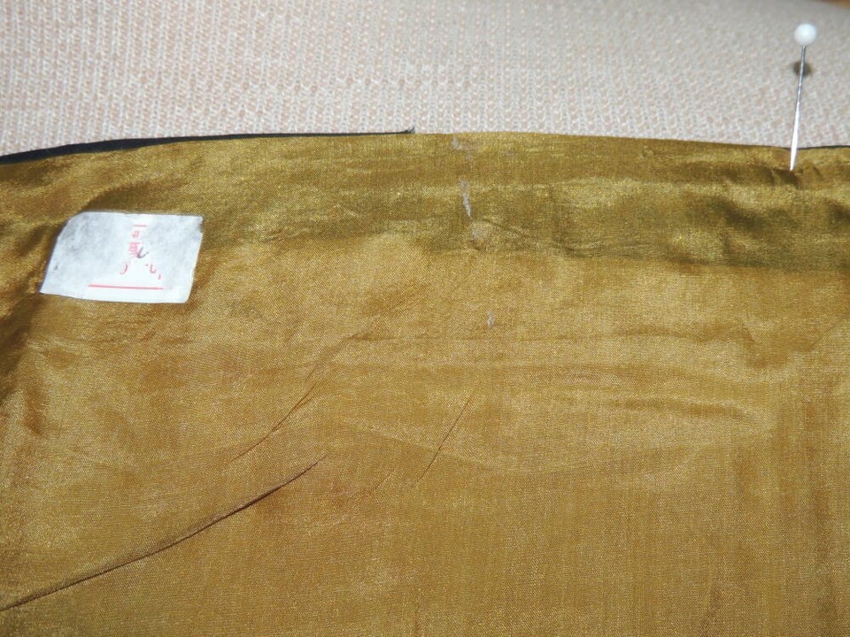 Chinese Silk Embroidery 12" Panel Tapestry Brocade Frame crane Vintage / Antique Item image 12