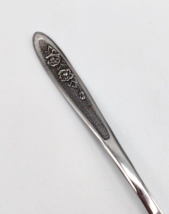 Vintage Ekco Eterna "Country Garden" Slotted Pierced Serving Spoon  8 1/8" Long - £7.39 GBP