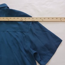 Apparenza Pockets Men's Blue Button Up Shirt Long Sleeve Size Large image 9