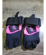 Gladiator Lady Fingers 3/4-Finger Waterski Gloves Women&#39;s Black &amp; Pink S... - €25,57 EUR