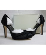 BCBG Max Azria Size 8.5 M Amaris Black Satin Pumps New Womens Shoes - £55.91 GBP