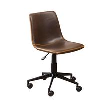 Cesena Faux Leather 360 Swivel Air Lift Office Chair, Antique Brown - $1,863.74 MXN