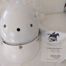 1991 VTG White protector Helmet  6  7/8 &quot;Lexington safety products  USA - $38.76