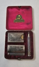 Antique Ever- Ready  Safety Razor Set In Case With Blades Pat March 24/14 - £10.87 GBP