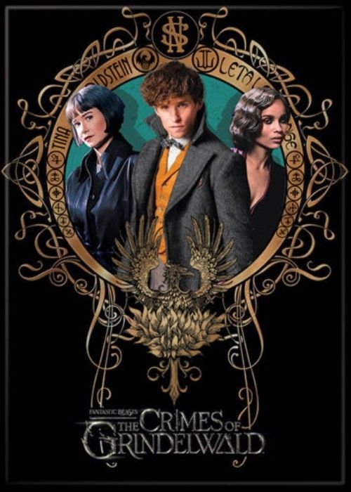 Primary image for Fantastic Beasts Crimes of Grindelwald Tina Newt and Leta Magnet Harry Potter