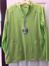 NWT Ladies BETTE &amp; COURT Key Lime LONG SLEEVE GOLF SHIRT sizes M &amp; L  - $27.99