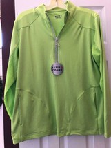 Nwt Ladies Bette &amp; Court Key Lime Long Sleeve Golf Shirt Sizes M &amp; L - £22.01 GBP