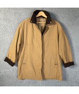 CityLine Rudolf Scherer Coat Womens 44 Brown Lined Overcoat Jacket Bust 52” - £26.88 GBP