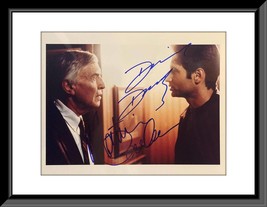 The X-Files David Duchovny and Martin Landau signed movie photo - £217.91 GBP