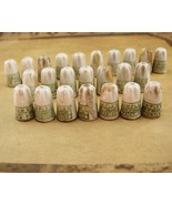 24 Antique Simplex Porcelain Wire Nut Caps Made in Holland - £63.94 GBP