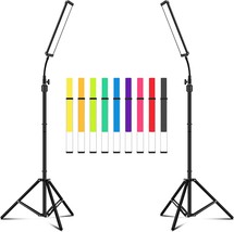 Black (D4002) Led Video Lighting Kit With Wand Stick - Photography Studi... - $100.94