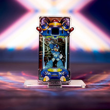 Mega Man Light Capsule Acrylic Stand Standee Figure w/ Postcard Capcom - £27.96 GBP