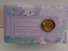 Castelbel Goats Milk Lavender Fragranced Soap Bar 10.5 Oz - £27.25 GBP