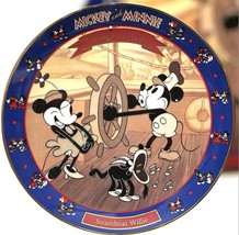 Vintage Rare Disney-Steamboat Willie Ltd Ed. Collectible Bradford Exchan... - £73.83 GBP
