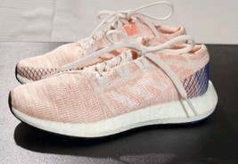 Adidas Shoes Women Sz 6 PureBoost Go Running Training Sneakers CLU 600001 Peach  - $20.00