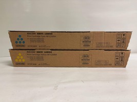 2 New OEM Ricoh IM C2000,C2500 Cyan &amp; Yellow Toners 842308, 842310 - €112,24 EUR