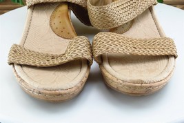 Born concept Sz 9 M Brown Ankle Strap Synthetic Women Sandals - £15.78 GBP