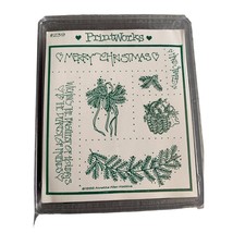 PrintWorks Annette Allen Watkins Christmas Rubber Stamps Set #239 - £5.40 GBP