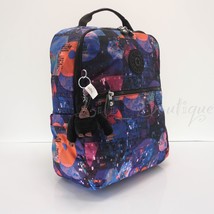 NWT Kipling KI1281 Shelden Backpack 15&quot; Laptop School Nylon Galaxy Illus... - £66.64 GBP