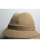 Vtg KANGOL Mens Wool Fedora Bucket Hat Brown Tan England Made Sz M Rare ... - $71.20