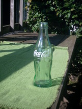 Vintage Coca-Cola Bottle Green Glass 6.5 oz Lake Charles, LA - Coke Advertising - £11.80 GBP